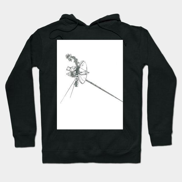 VOYAGER 1 Hoodie by valery in the gallery